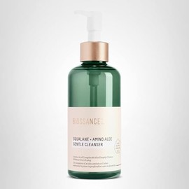 BIOSSANCE Squalane + Amino Aloe Gentle Face Wash – Gel limpiador facial espumoso – Hidratante para todo tipo de piel – Elimina el maquillaje y limpia 