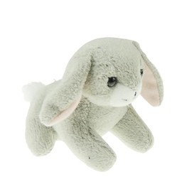 Glamour Girlz Baby Girl Boy Newborn Kids Childrens Child Animal Dog Puppy Cat Kitten Elephant Bunny Monkey Teddy Farm Jungle Birthday Gift Idea SMALL Plush Cuddly Soft Stuffed Toy (Grey Bunny)