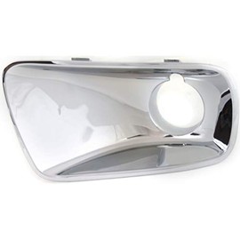 For Saturn Vue Fog Light Cover 2006 2007 Driver Side | Chrome | Excludes Red Line Model | DOT/SAE Compliance | GM2594102 | 15851595