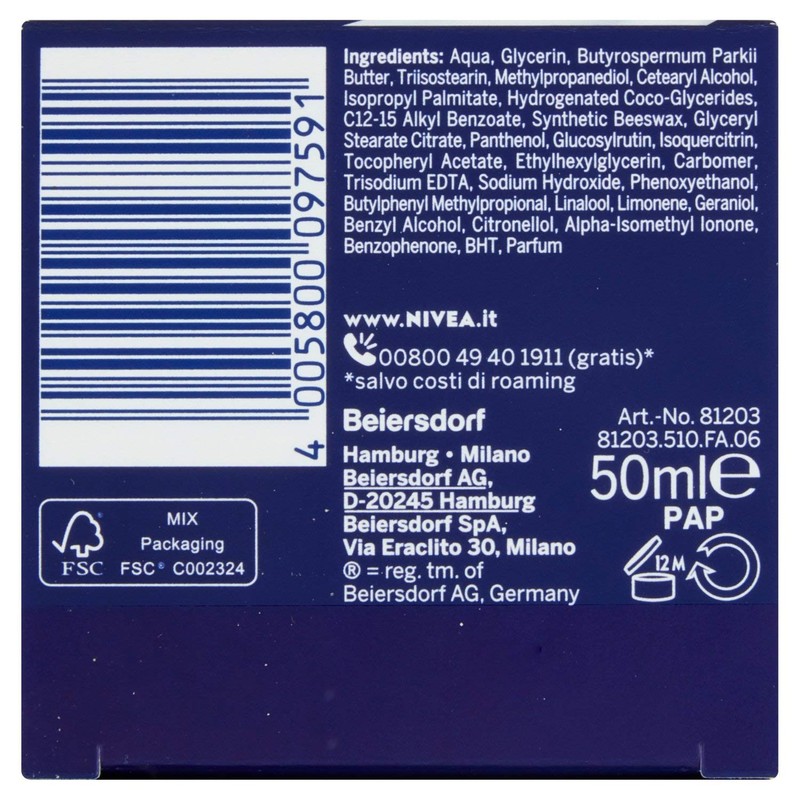 Nivea V. Nourishing Cream 50 ml