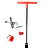 JOYTUTUS 17 Inch Multifunctional Water Meter Tool with 4-Way Key