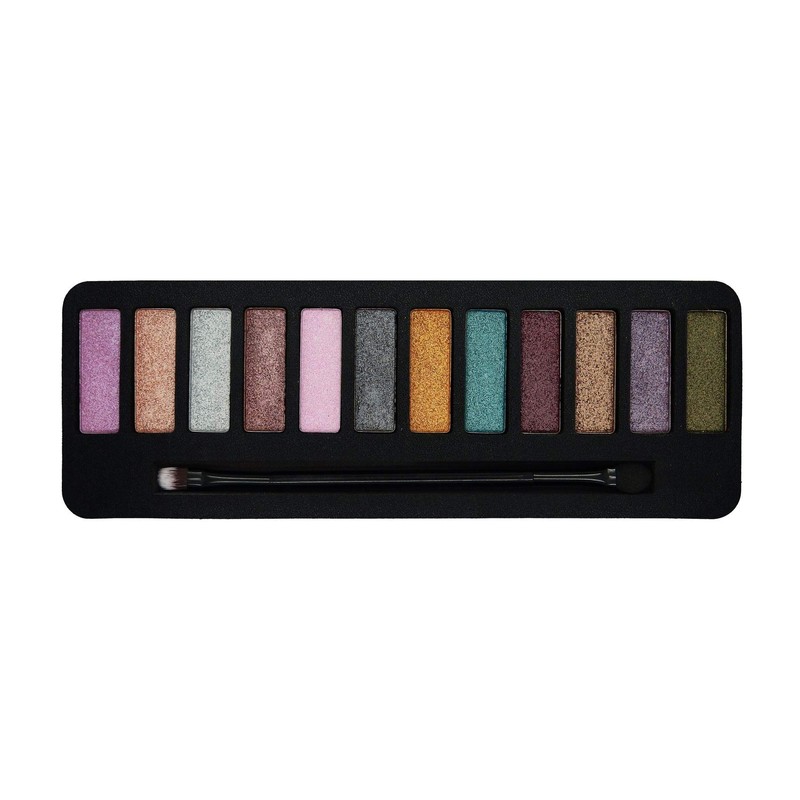 W7 Eyeshadow Palette with Metal Pop Soft Metallic Shimmers for