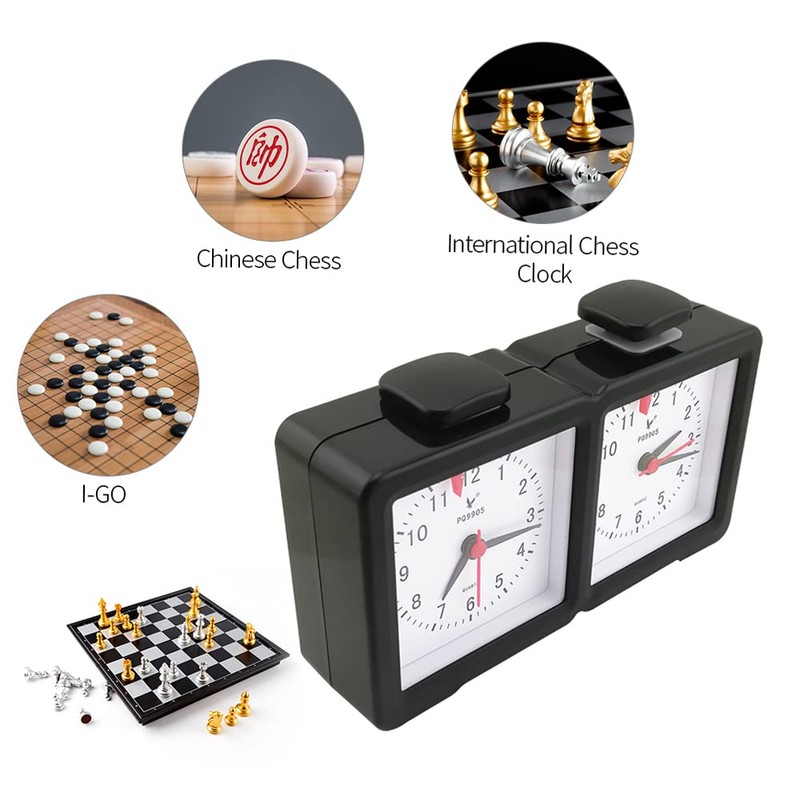 Chess Clock Quartz Electronic Analog Chess Clock Count Up Down