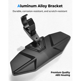 KEMIMOTO UTV Rear View Side Mirrors And Center Mirrors with 1.6"-2" Roll Bar Cage, 360° Adjustable & Breakaway Rear Mirror Compatible with Polaris RZR, Pioneer, Talon, Kawasaki, KRX, MULE