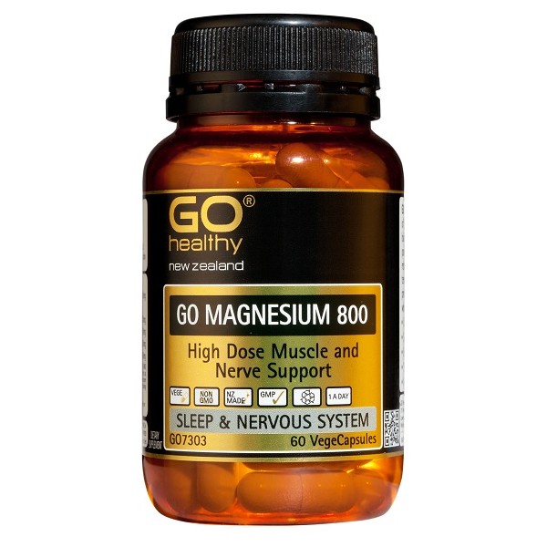 GO Healthy GO Magnesium 800 Capsules 60