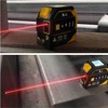 4-in-1 Laser Tape Measure with Laser Level Crosshairs |130ft/40m Laser