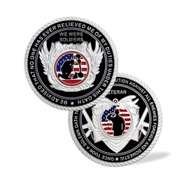 United States Military Veteran Challenge Coin Army Soldiers' Oath Coins
