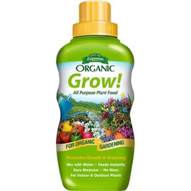 Espoma Organic Grow! Liquid Concentrate Plant Food - All Purpose Fertilizer for Indoor & Outdoor Plants. for Organic Gardening. 16oz Bottle