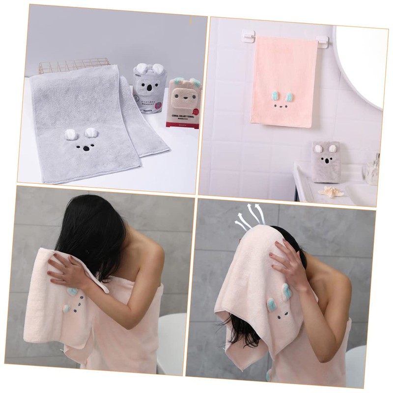 OHPHCALL Microfiber Hair Dry Towel Soft Absorbent Quick Dry Hair