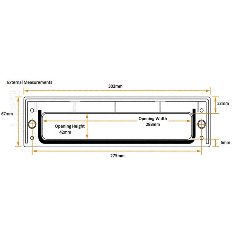 Double Sided Letter Plate Set for Front Door - Silver