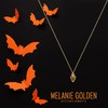 Melanie Golden Artisan Jewelry Tiny Pinecone Necklace With Leaf in