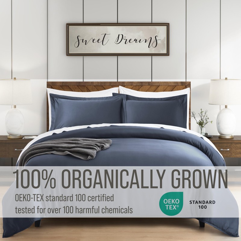 Bella Coterie Luxury Bamboo Queen Size Duvet Cover Set |