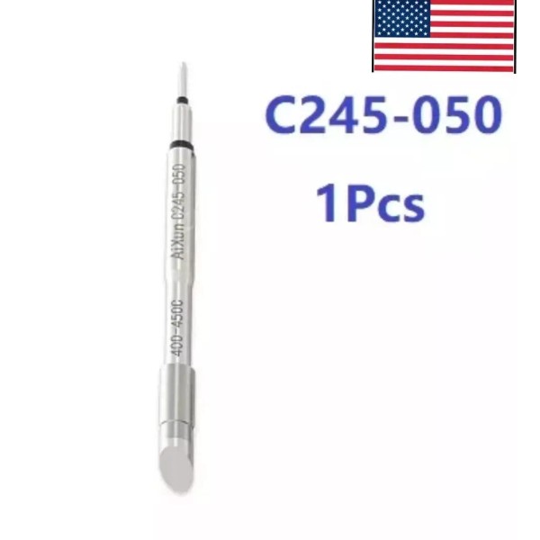 JCID JC Aixun C245 Solder Iron Tip, C245-050 Bevel Tip