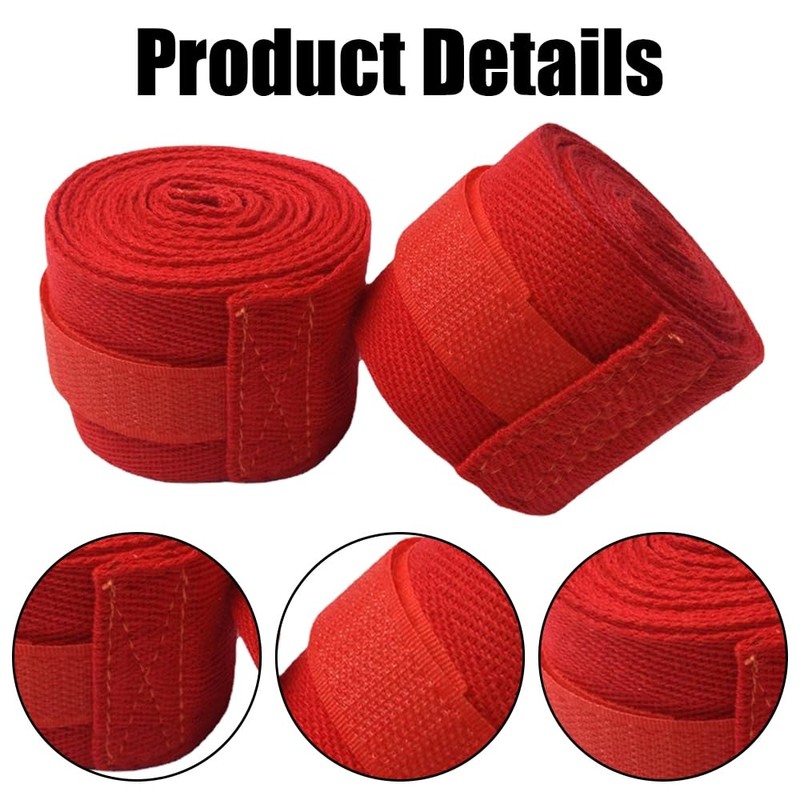 MiOYOOW Pack of 4 Hand Wraps, Stretch Sports Tape, Cotton