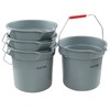 Doryh 14 Quart Round Water Bucket with Grip Handle, 4