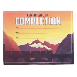 Fun Express Railroad VBS CERT of Completion - Stationery - 25 Pieces