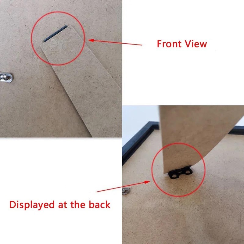 UtySty 50 Pack Easel Hinge Replacement Picture Frame Back Stand