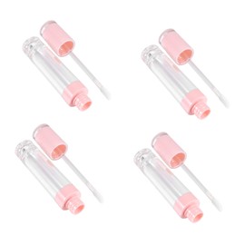Outanaya 4pcs Small Lip Gloss Bottles Reusable Empty Lip Balm Tubes Lightweight Portable Travel Containers for DIY Makeup and Eyelash Growth Liquids