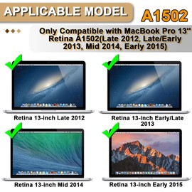 ZHUROUPU Right & Left Internal Speaker Set Replacement L & R Speakers Repaire Compatible with for Macbook Pro 13" Retina A1502 2012-2015 Nr 609-0335-A-Internal Speaker Set