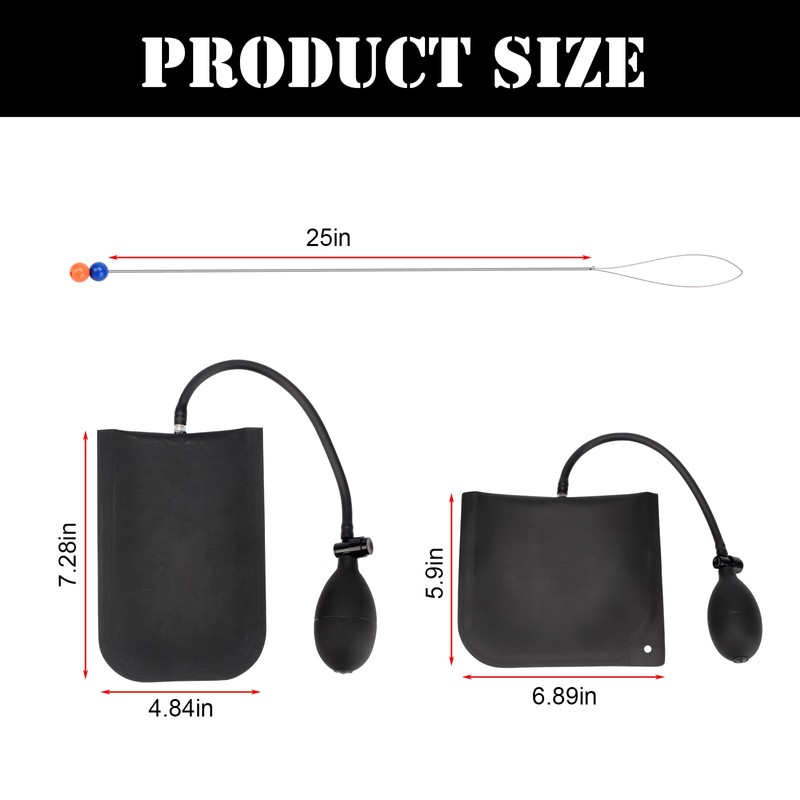 DIICCYO 3 Pcs Air Wedge Bag Air Wedge Pump Wedge,