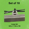 Core Logic Roll Cage Weld Tab kit 70 Tabs, Steel