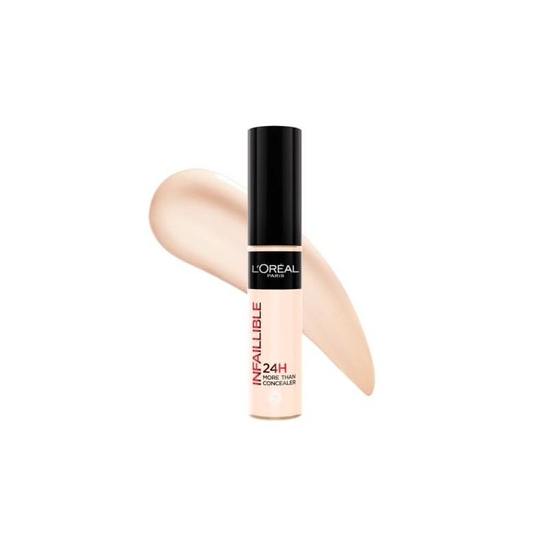 L'Oréal Paris Infallible Corrector líquido de alta cobertrua,Tono 324