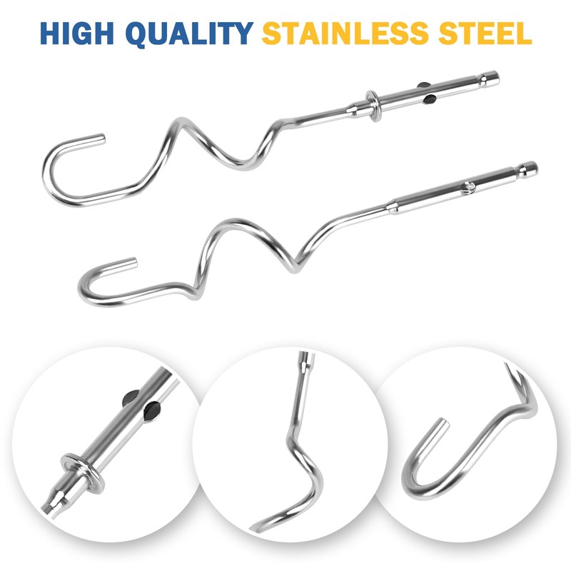 CHAR YONG Replacement for Hamilton Beach Mixer Dough Hooks for