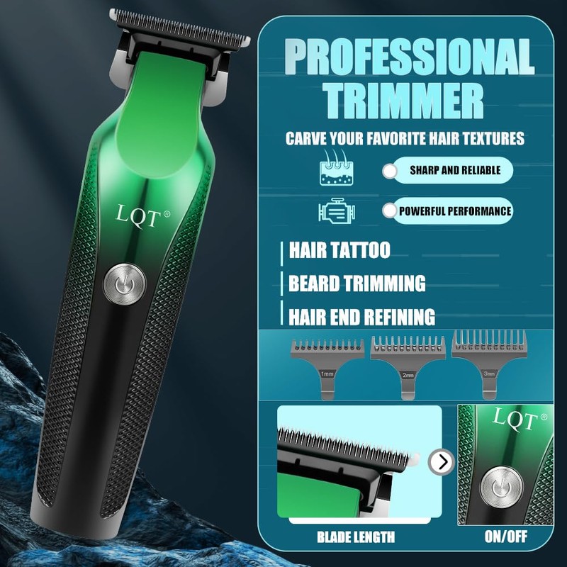 LQT-128 Hair Trimmer + Electric Shaver + Nose Hair Trimmer