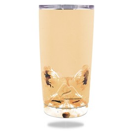 MightySkins Skin Compatible with Ozark Trail 20 oz Tumbler (2016) - Smiling Fox | Protective, Durable, and Unique Vinyl Decal wrap Cover | Easy to Apply, Remove, and Change Styles | Made in The USA