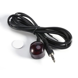 KIMISS IR Blaster Cable, 3.5mm Infrared Remote Extender, 1.5m, Compatible with AV Equipment & Set Top Box