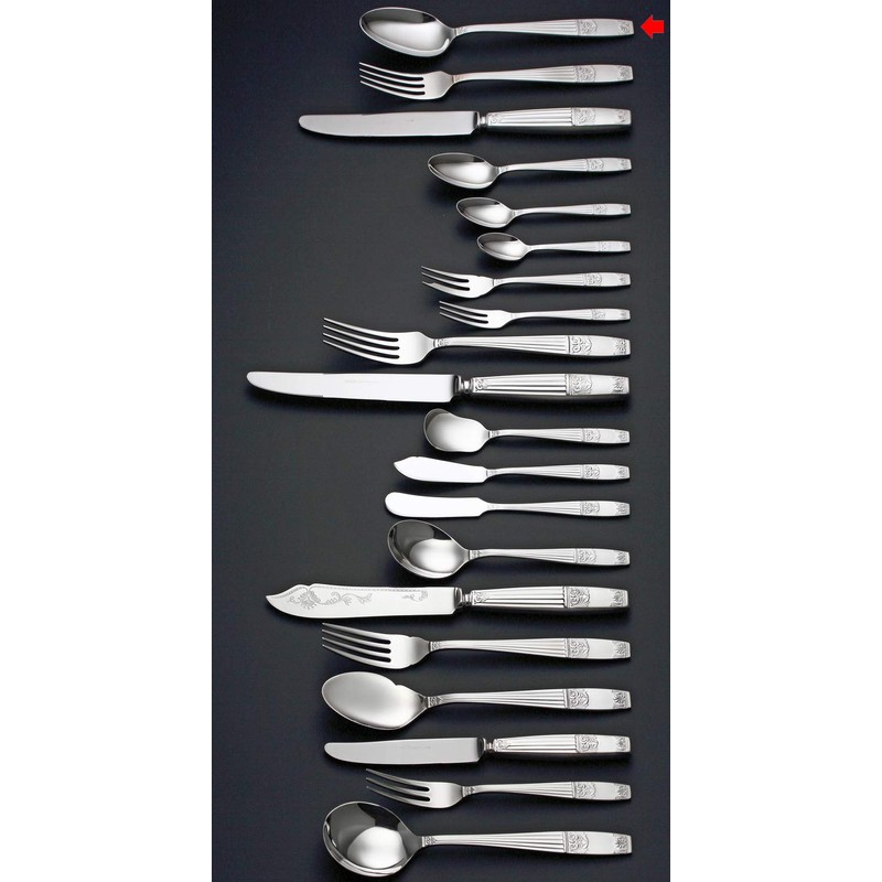 Lucky Wood Spoon Rockingham ST Dessert Spoon 0-11002-000