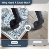 48"x60" Office Chair Mat for Hardwood Tile Floor, Under Desk