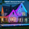 Cozylady 100Ft (50Ft * 2 Rolls) RGB LED Neon Rope