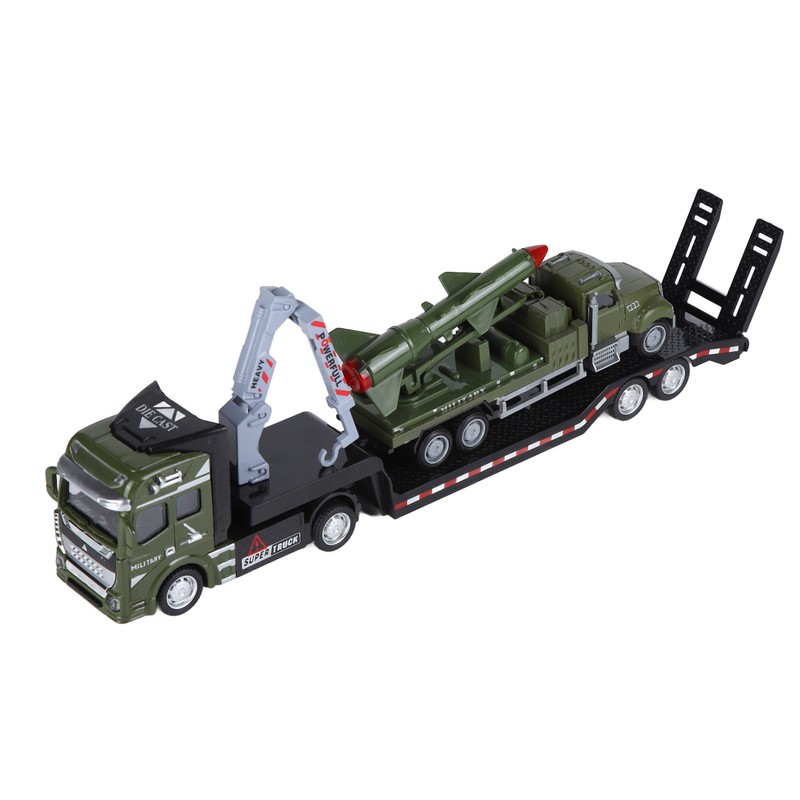 1:50 Tow Truck Toy Alloy Pull Back Car Highly Simulation