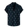 VATPAVE Mens 100% Cotton Hawaiian Shirts Floral Short Sleeve Button