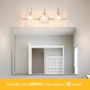 Ditoon Brushed Nickel Vanity Light, Antique Bathroom Vanity Light Over