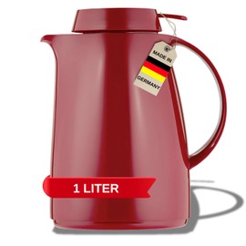 Helios Servitherm Vacuum Jug Red 1 Litre