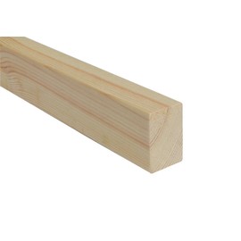 CLS (3x2) Timber Stud Work Wood, 50x75mm (38x63mm Finished), 1.2m Wall Studding Framing, Pack of (2)