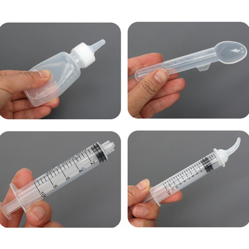 Yoogeer Pet Feeding Bottle and Syringe Set, Pet Nursing Bottle,