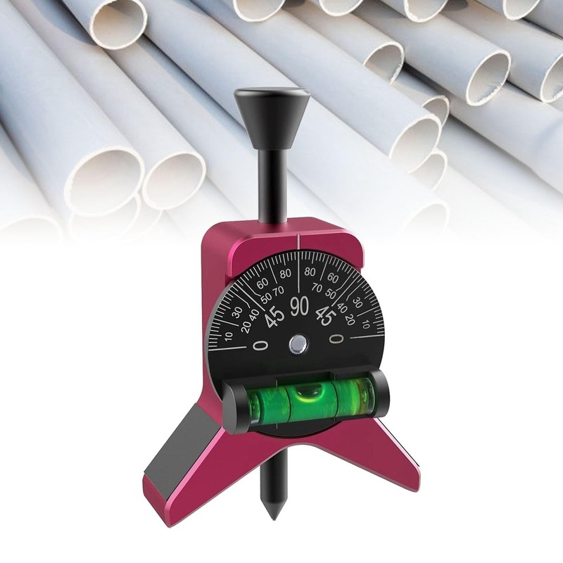 Pipe Center Finder Tool, Magnetic Centring Stamp, Rotating Center, Safe