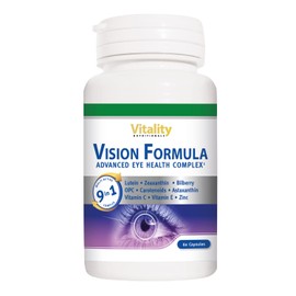 Vitality Nutritionals by VitaminExpress Eye Vitamins High Dose Vision Formula Dietary Supplement to Maintain Normal Vision (60 Capsules)