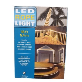 Everstar Merchandise USA Co. 18 ft LED Rope Light Indoor Outdoor Holiday Porch Patio Pathway Palm Trees Party