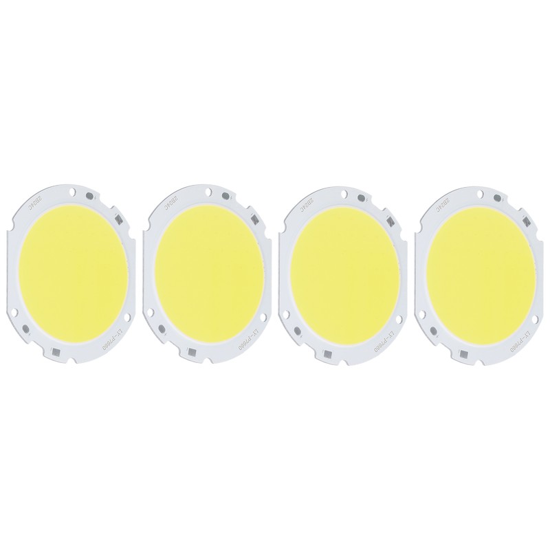 4PCS 75mm Round COB Lamp Bead High Power LED Chip