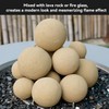 Skyflame 3" Ceramic Fire Pit Balls, Set of 15 Round