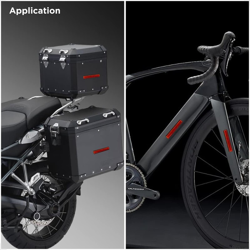evermotor Catarifrangente Moto Occhio di Gatto, 4 Pz, Omologato E