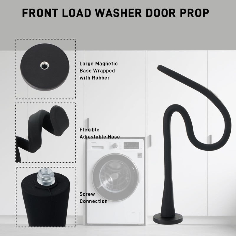 PinkCross Front Load Washer Door Prop – Magnetic Washing Machine