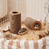 Dansydaisy 2 Pack Hamster Tunnel Tube Toy - 7.5" Natural