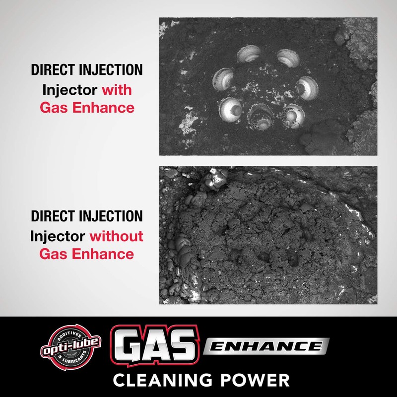 Opti-Lube Gas Enhance Fuel ADDITIVE: 8OZ 4 Pack Long Neck