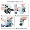 WAUPPY Small Travel Umbrella Compact for UV Protection Light Purse