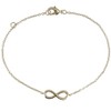Les Poulettes Jewels - Gold Plated Bracelet Infinity Sign